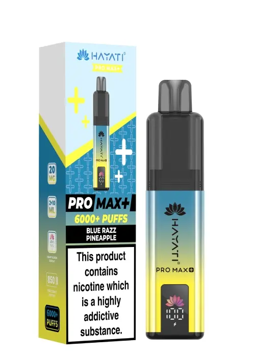Hayati Pro Max Plus Blue Razz PIneapple